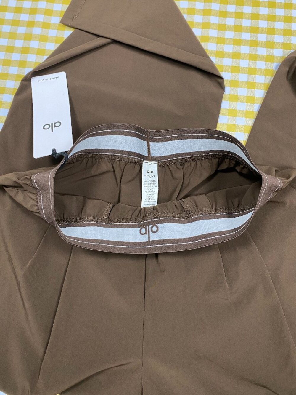 ALO Yoga NWT☕Espresso Brown Suit Up Trouser 30" Inseam - Picture 7 of 9